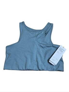 NWT H&M Move Seamless Asymmetrical Cutout Sports Bra - Teal, Sz Medium